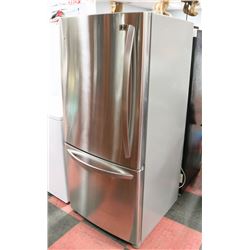 LG FRIDGE STAINLESS STEEL WITH BOTTOM MOUNT