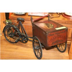 NOSTALGIC TRICYCLE CIGAR BOX.ORNAMENT