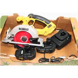 BOX W/DEWALT DC390, 18V, 6 1/2 INCH