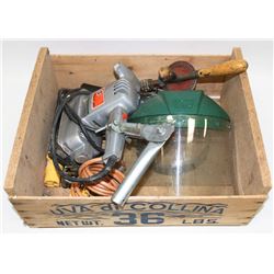 BLACK AND DECKER SANDER, TROUBLE LIGHT AND MORE