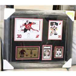 20"X24" FRAMED MARTIN BRODEUR 2015 UD PORTRAITS