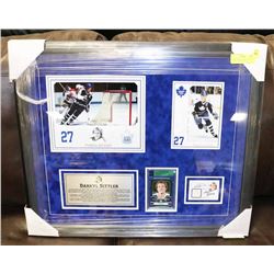 20"X24" FRAMED DARRYL SITTLER ITG 2012-13 CARD AND