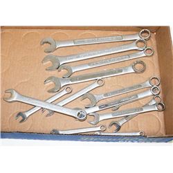 FLAT OF ASSORTED WRENCHES SAE & METRIC