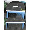 Image 1 : 2 STEP WOOD STEP STOOL WITH CARRY HANDLE