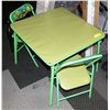 Image 1 : KIDS NINJA TURTLE FOLDING TABLE & CHAIR SET.