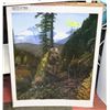 Image 1 : 92)SILVERTIP COUNTRY UNFRAMED PRINT SIGNED BY