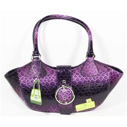 NEW PURPLE , PRINCESS FLORENCE SNAKE SKIN STYLE