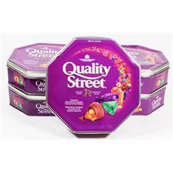 5 TINS OF QUALITY STREET IMPORTED CARAMELS