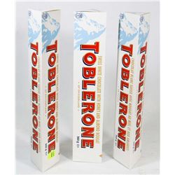 LOT OF THREE 360G TOBLERONE