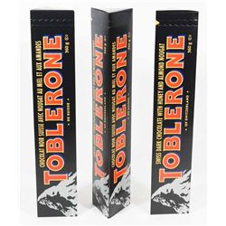 LOT OF THREE 360G TOBLERONE