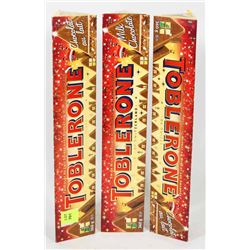 LOT OF THREE 360G TOBLERONE