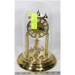 VINTAGE HEIRLOOM CLOCK WITH DOME MADE IN GERMANY