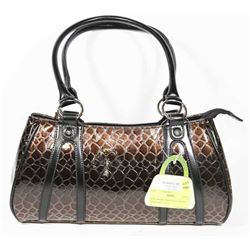 NEW BROWN PRINCESS FLORENCE SNAKE SKIN STYLE