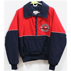 NEW SIZE 44 RED AND BLUE WINTER COAT