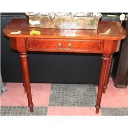 HALL TABLE WITH DRAWER, 35"X15"X30"