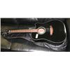 Image 1 : PICKUP GUITAR TAKAMINE BLACK WITH SOFT CASE