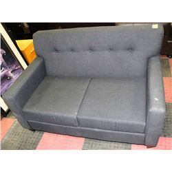 GREY FABRIC 55" LOVESEAT