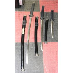 3 PIECE SWORD SET
