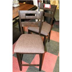 PAIR OF WINCHESTER STOOLS