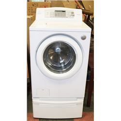 LG FRONT LOAD PEDESTAL WASHER. 27"X27"X46"