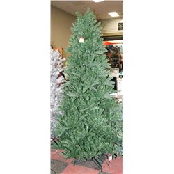7.5 FT WHITE LIGHT CHRISTMAS TREE /W STAND AND