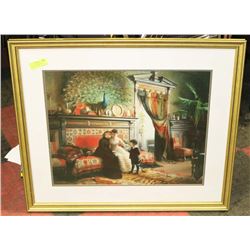 28" X 33" FRAMED & DOUBLE MATTED PICTURE