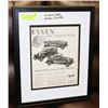 Image 1 : ORIGINAL 1920'S ESSEX CAR ADVERTISEMENT AD