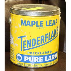 MAPLE LEAF TENDERFLAKE TIN