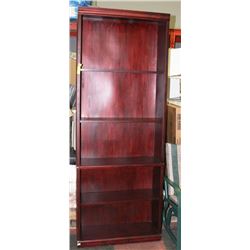 4 SHELF DISPLAY CABINET, 32"X12"X85"