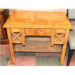 WOOD WRITING DESK, 36"X24"X30"