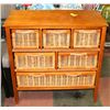 Image 1 : WICKER DRESSER, 33"X16"X32.5"