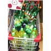 Image 1 : SHOPPING CART OF SPRING WATER AND JUICE-CART NOT