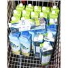 Image 1 : SHOPPING CART OF ASSORTED JUICES-CART NOT INCL