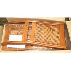 LOT OF 6 NEW MED OAK FINISH SIDE CHAIRS UNASSEMBLD