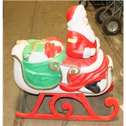LIGHTED SANTA SLEIGH