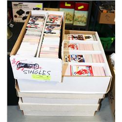 11000+ ASSORTED HOCKEY CARDS.