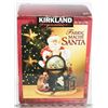 Image 1 : KIRKLAND SANTA WITH GLOBE IN ORIGINAL BOX