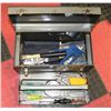 Image 1 : CRAFTSMAN METAL TOOLBOX WITH CONTENTS