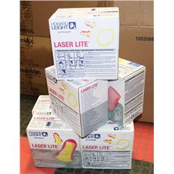 7 CASES OF POWERED LITE EAR PLUGS
