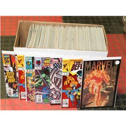 130 ASSORTED COMICS INCL 40+ SPIDERMAN COMICS