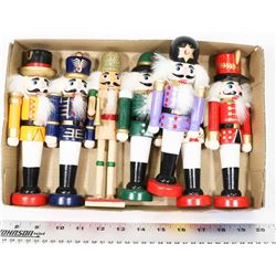 FLAT OF VARIOUS WOODEN NUTCRACKERS