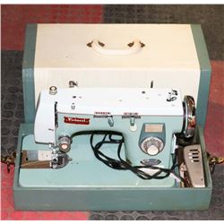 VINTAGE SEWING MACHINE, PIEDMONT, GREEN