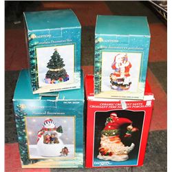 LOT OF CHRISTMAS DECORATIONS