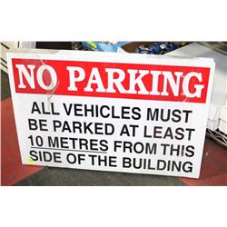 NO PARKING SIGNS