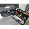 Image 1 : 2 Tackle box's 1 is full of tackle  / large box has some items in it