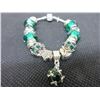 Image 1 : New Pandora style Charm Bracelet / green makes a great gift