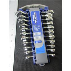 New 11 piece stubby Wrench set Mastercraft Maximum 7mm-22mm metric