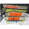 Image 1 : Bundle of 5 Slings / all excellent condition / 2 are 12,400lbs basket 6,200 v