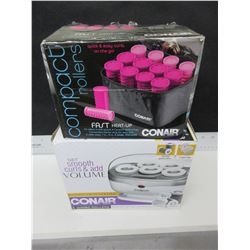 Lot of 2 Conair Rollers Sets / set of 5 and set of 12