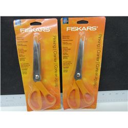 2 New Pairs of Fiskars Pinking Shears
